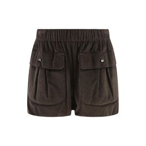 THE MANNEI Women's Corduroy Shorts Women BROWN Pants